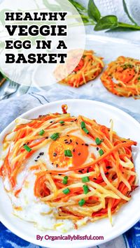 A quick and easy veggie egg in a basket is a fun and delicious breakfast food.