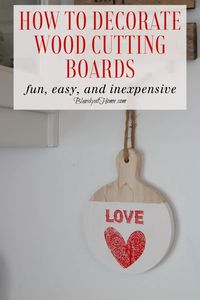 How to Easily Decorate a Cutting Board. Learn you can make this fun and easy project to add design and personality to your kitchen. You can customize your cutting board design to your color and style.