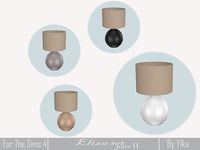 The Sims Resource - [SJB] Eliza set part II table lamp by Ylka