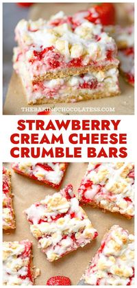 If you're looking for a delicious and easy snack bar recipe to take along to your next summer picnic, you've got to try these scrumptious Strawberry Cream Cheese Crumble Bars! They combine the sweetness of fresh strawberries with the creaminess of cream cheese, giving you a rich and tasty treat that's sure to be a hit with all your friends and family.