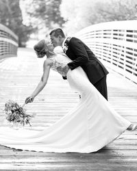 Wedding Photo on bridge