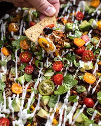 Skillet Nacho Dip - Mississippi Vegan