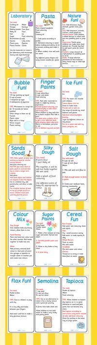 Sensory Activity Cards