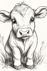 Delight your child with these 26 free printable cow coloring pages. Featuring adorable baby cows and fun farm scenes, these pages are great for young artists.