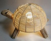 Tortoise Shape Table Lamp Lights Decor Bedside Lampshades