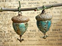 Enchanted acorns by Woodland Jewelries on Etsy ~ I have one and love it!