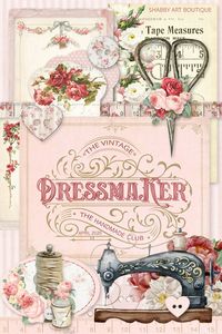 The April kit for the Handmade Club - The Vintage Dressmaker - Shabby Art Boutique