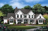 Farmhouse Style House Plan - 5 Beds 4.5 Baths 4164 Sq/Ft Plan #929-1113 - BuilderHousePlans.com