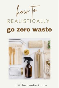 There are so many posts tell you how to go zero waste, what to do, what not to do. And a lot of it just isn’t realistic. Here’s how you can easiky go zero waste!