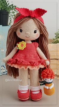 Doll Rosa Amigurumi Free Crochet Pattern - En.amigurumitariflerim.com