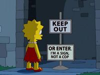 35 Of The Wittiest Signs Found In The Simpsons