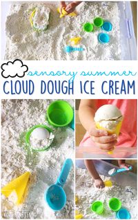 10 Ways to Play with Cloud Dough {Sensory Summer} - Mrs. Plemons' Kindergarten