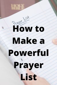 Have you ever wondered how to make a prayer list for powerful daily prayers? When aligned with scripture, prayer lists can help you develop a prayer life and partner with God to build His kingdom.