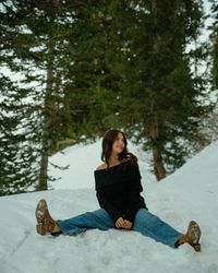 Portraits in the snow