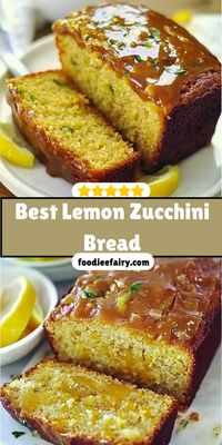 Savor the perfect balance of citrusy lemon and fresh zucchini in this heavenly quick bread recipe! 🍋🥒 Perfect for family gatherings or gifting, this Lemon Zucchini Heaven Bread is simple to make and utterly irresistible. Try it today and fall in love! 💛 #ZucchiniRecipes #BakingFromScratch #LemonLovers