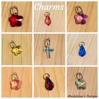 Charms with sterling silver and gold filled bails.