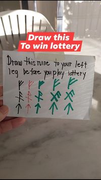 Draw this to win lottery #fbpagesreels #reelsfbpage #reels2023 #reelsvideo #motivation #prayer #reelsshortsvideo #moneyspellsthatwork #lovespell #coins #magic #runes. | Sigil To Win The Lottery, What To Do After You Win The Lottery, Magic Spells To Win The Lottery, Lottery Winning Spells, Spell To Win Lottery, Winning Lottery Affirmations, Runes For Money, Win Lottery Spell, Prayer To Win The Lottery