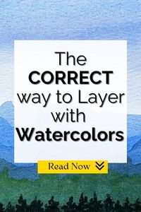 Layering is one of the foundational techniques to watercolor painting. Learn the why you should layer and the correct way to do it! Learn more below: