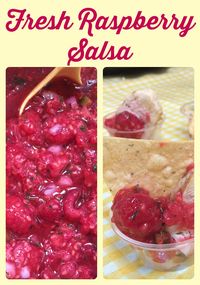 Fresh Raspberry Salsa- a zesty way to enjoy a summer favorite!