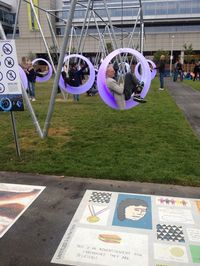 Wait Your Turn for the Swings at Boston's Adult Playground. They need to do this in New York.