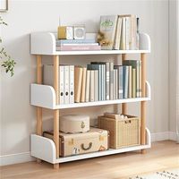 DURABLE STURDY - 1.2cm thick MDF board and 32mm diameter beech wood legs make the open bookshelf very sturdy and durable.