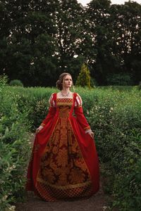 Red Italian Renaissance Dress 16th Century - Etsy Australia