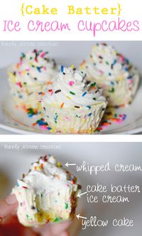 cake batter cupcakes