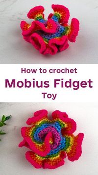 Looking for a fun and easy crochet project? Check out this tutorial for making a fidget ball, also known as a mobius fidget! This project is perfect for those who enjoy crochet and need a small toy to keep their hands busy. Plus, we're offering a free pattern for you to follow along with! This fidget ball is great for relieving stress and anxiety, and can even improve focus. So grab your yarn and hook, and let's get crocheting! Crochet fidget toys pattern, mobius fidget #crochetfidgettoys