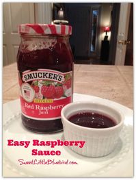 Quick & Easy Raspberry Sauce (Jalapeno Popper Dipping Sauce) - Sweet Little Bluebird