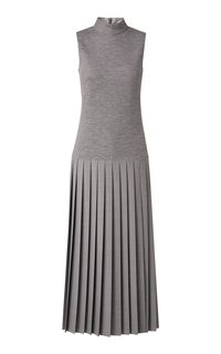 Pleated Jersey Maxi Dress By Akris | Moda Operandi