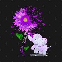 Alzheimer's Awareness I'll Remember For You elephant. Visit our store to see more!