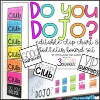 The Do You DOJO Clip Chart and Bulletin Board Set has all you need to support the use of Class DoJo in your classroom while encouraging and celebrating positive behaviors. This is a completely customizable product. Pick and choose from the positive behavior display options, positive reward options, ...