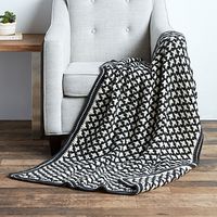 Ravelry: Reversible Geometric Blanket pattern by Yarnspirations Design Studio