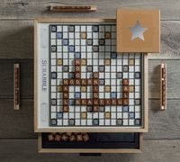 Wooden Scrabble Board Game - Maple Luxury Edition | Pottery Barn