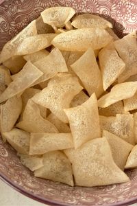 Air Fryer Rice Paper Pop Chips: A Healthy Air fryer snack - My Tasty Curry