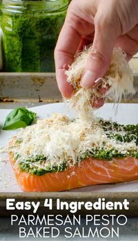 Want a quick and easy, healthy oven baked salmon recipe? This is the BEST with only 4 ingredients and 20 minutes, this simple, homemade dinner is on the table. Perfect for Lent or any busy weeknight. #lentrecipes #quickdinner