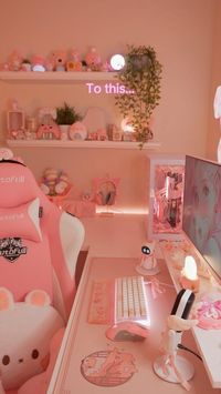 Building your pc setup takes lots of time and is of course expensive! It’s def been worth it in the long run but trust me my setup has been through a lot of work! 💕 #cozygamingsetup #gamingsetup #desksetup #pcsetup #gamingpc #setupinspiration #aesthetic #foryou #fyp