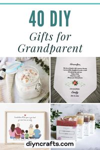 40 DIY Gifts for Grandparent