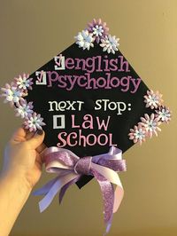 Next stop law school grad Cap design. Can be altered for any majors. // follow us @motivation2study for daily inspiration