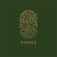 Premium Vector | Roots tree illustration logo with premium vector luxury style