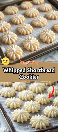 Whipped Shortbread Cookies