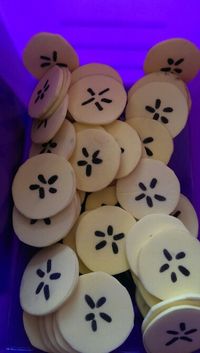 Ice cream shop at Pleasant View Preschool - banana slices out of foam