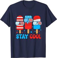 Affiliate.Lightweight, Classic fit, Double-needle sleeve and bottom hem. This funny Stay Cool Popsicle design is a perfect for veterans, men, women, adults, kids, teens, youth, girls and boys for 4th Fourth Of July, Independence Day, Memorial Day, Labor Day,... #summer #staycool #4thofjuly #celebrate #icecream #popsicle #fun #men #women #kids