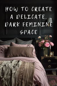 Ready to unveil the elegance of dark feminine decor in your bedroom? Explore how to mix deep colors with feminine touches for a sophisticated retreat. Click for inspirational decor ideas! 🛏️💜 #SophisticatedStyle #FeminineChic #BedroomRetreat #DarkDecor #ElegantBedroom