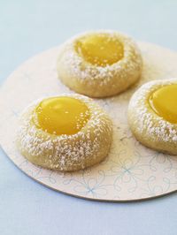 Whether you make your own lemon curd or use store-bought, these thumbprint cookies are tart and tasty.