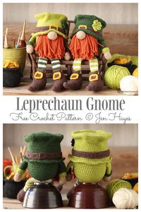 Crochet Saint Patrick's Day Gnome Amigurumi Free Patterns - DIY Magazine