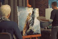 Markus painting Hope