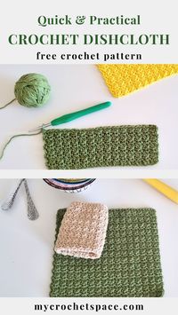 Discover an easy crochet dishcloth pattern that's perfect for beginners! This quick and simple project uses basic crochet stitches to create a durable and stylish dishcloth that you'll love using in your kitchen. Check out this free crochet dishcloth pattern and create your own today!