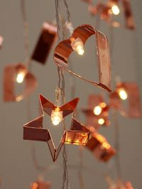 Copper Cookie Cutter Lights | Cox & Cox