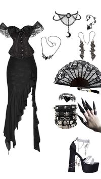 gothic clothes goth vintage outfits goth outfit inspo romantic goth black platform heels black goth